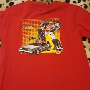 Transformer x back to the Future shirt